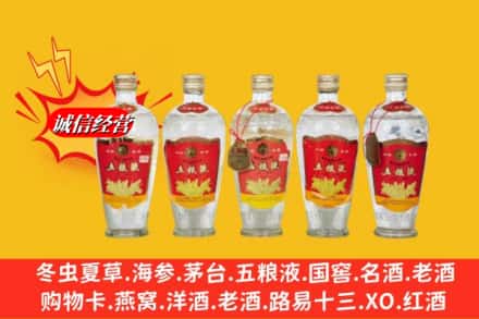 潍坊奎文区回收老五粮液